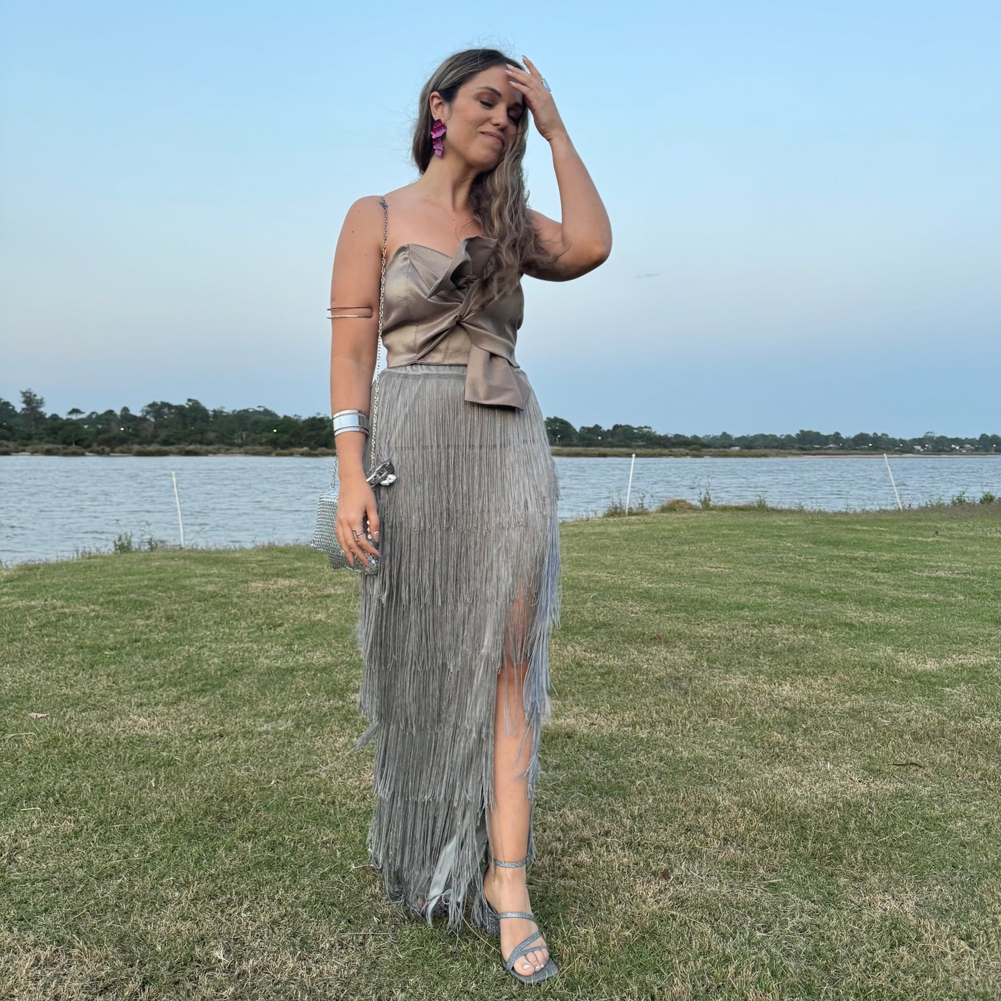 BRAZALETE PLATEADO GRUESO