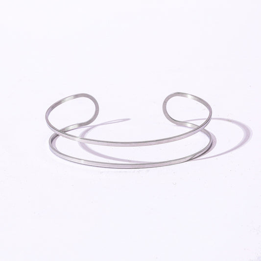 BRAZALETE FINO PLATEADO