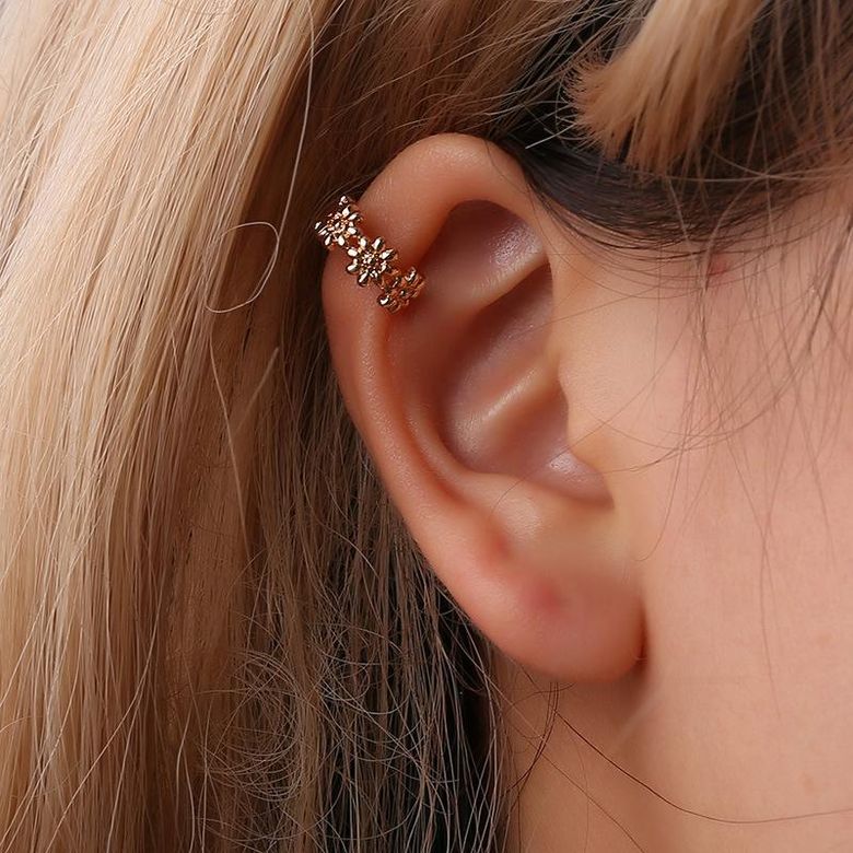 EAR CUFF FLOR DORADO