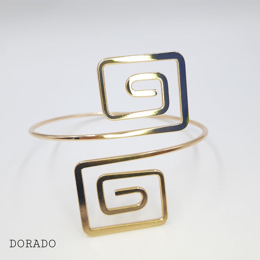 BRAZALETE GRECIA DORADO