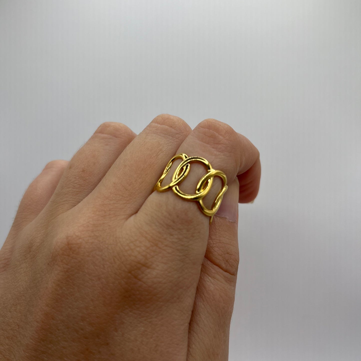 ANILLO UNIÓN DORADO